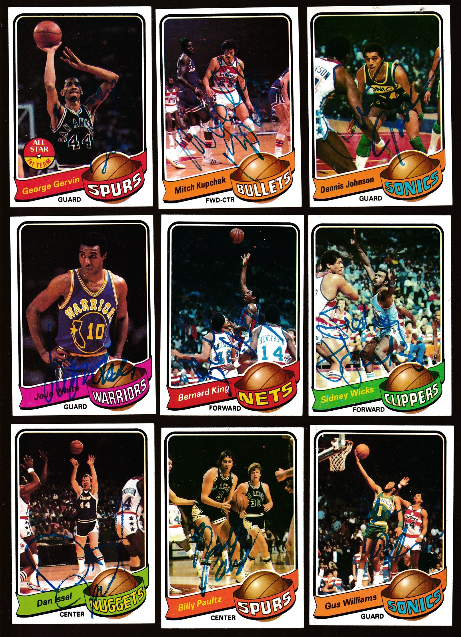 1980 Adrian Dantley & Paul Westphal Topps Basketball Cards 