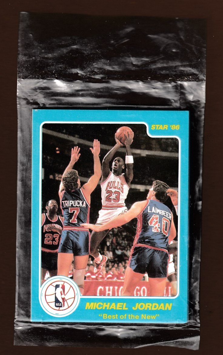 1986 Star Co. 'Best...New'  - COMPLETE FACTORY SEALED SET w/Jordan on top ! Basketball cards value