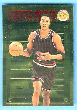 1996 Score Board 'Pure Performance' GOLD #PP27 Scottie Pippen Baseball cards value