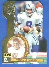 1997 Score Board 'Players Club #1' DIE-CUTS #D.2 Troy Aikman Baseball cards value