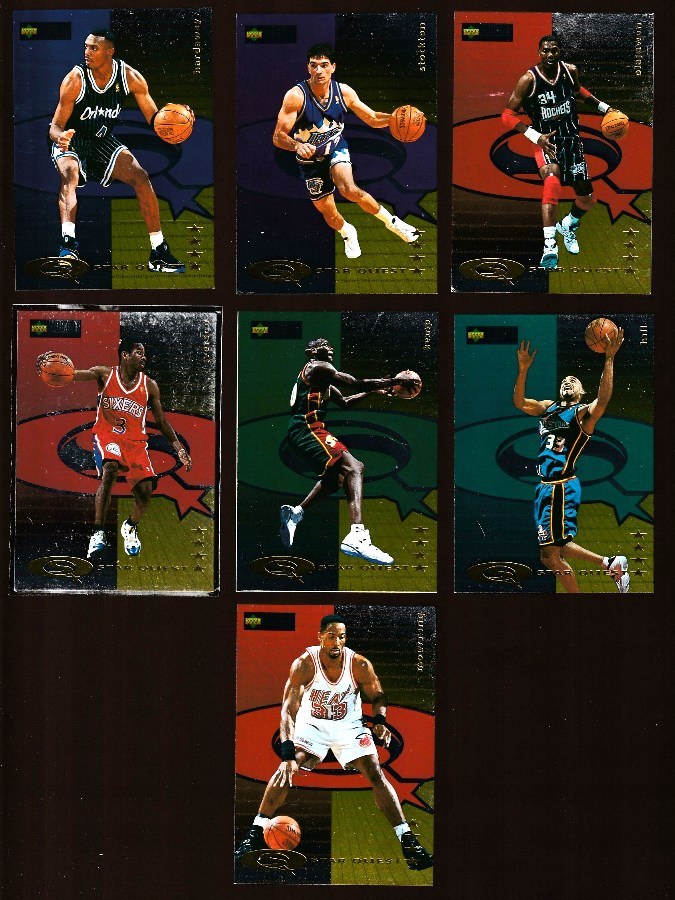 Hakeem Olajuwon - 1997-98 Coll. Choice STAR QUEST #sq90 GOLD 4-STAR Basketball cards value