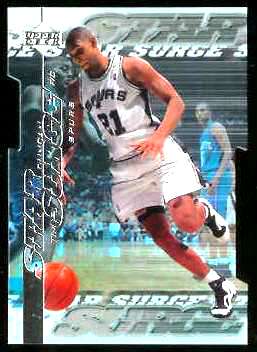 1999-00 Upper Deck Star Surge QUANTUM #S.6 Tim Duncan Basketball cards value