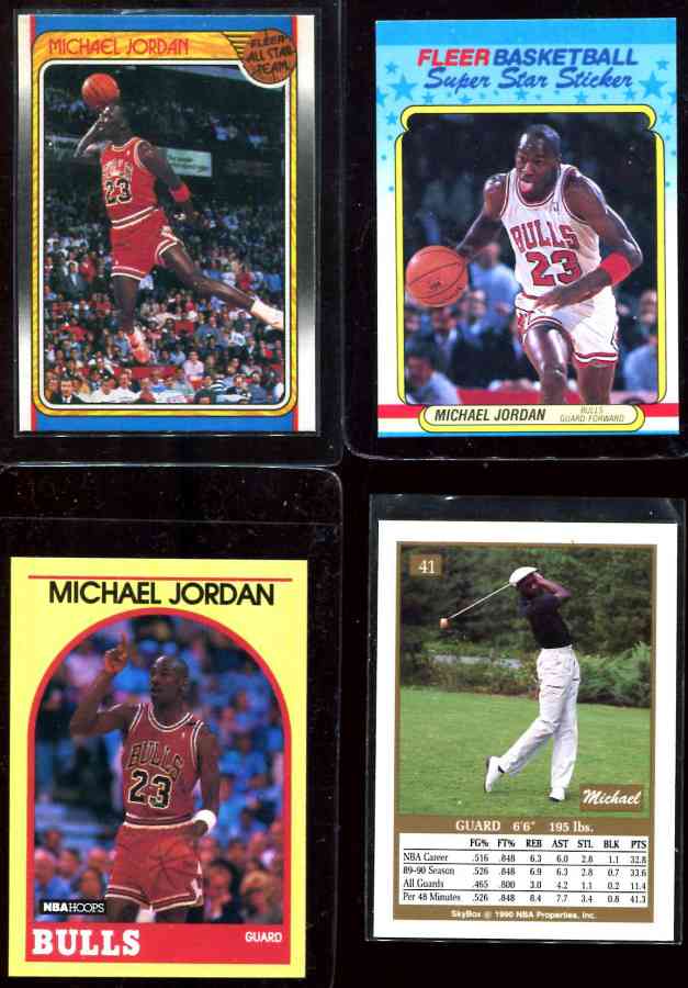 Michael Jordan - 1988-89 Fleer Stickers #7 (Bulls) Baseball cards value