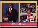 Michael Jordan - 1990-91 Hoops #385 with Magic Johnson