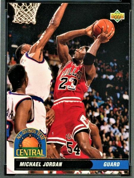Michael Jordan - 1992-93 Upper Deck 'All-Division Team' #AD9 - Lot of (40) Baseball cards value