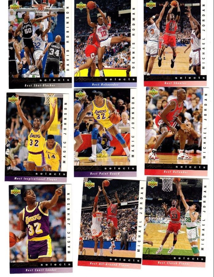 Michael Jordan - 1992-93 Upper Deck 'Jerry West Selects' #JW8 Baseball cards value
