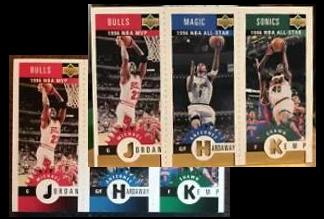 Michael Jordan - 1996-97 Collector's Choice Mini-Card #M78-60-11 GOLD Baseball cards value