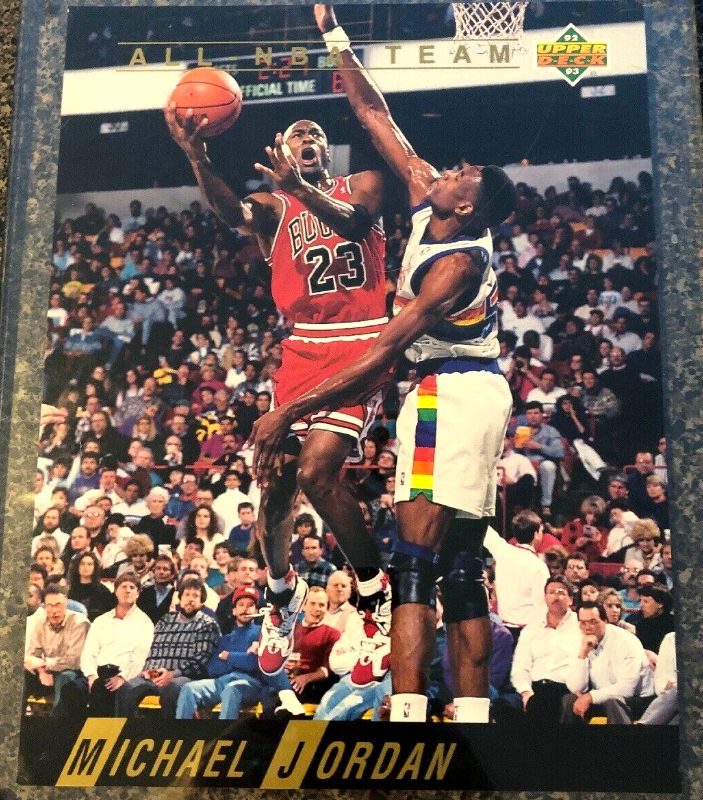 Michael Jordan - 1992-93 Upper Deck JUMBOs - Lot of (10) ALL-NBA TEAM #AN1 Baseball cards value