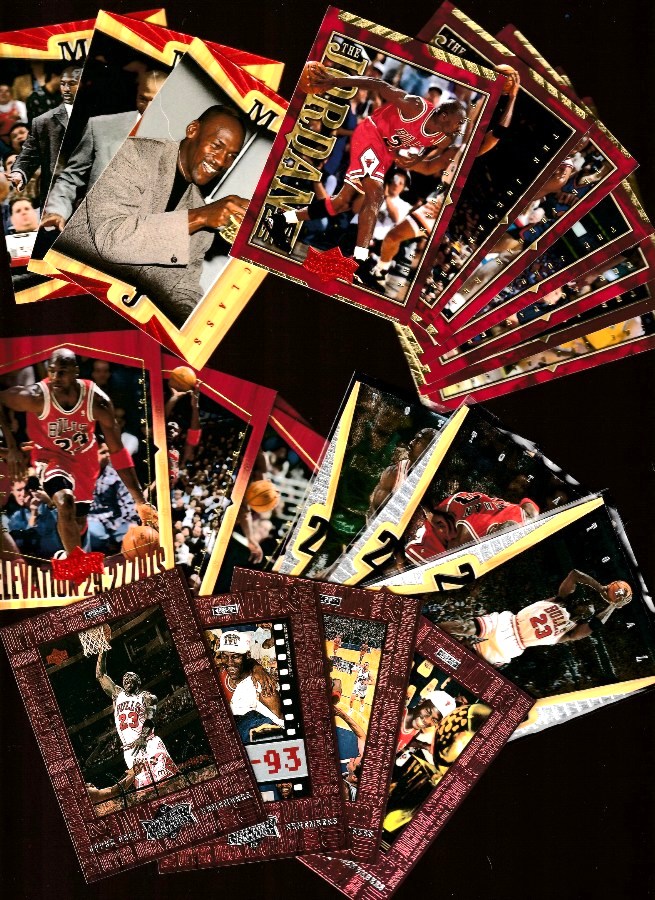 Michael Jordan - 1999 Athlete of the Century - Lot of (22) inserts Baseball cards value