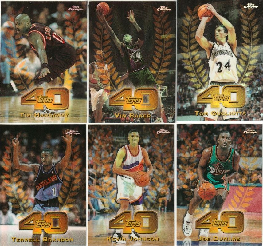 7 Cards 1998-99 Topps Basketball Dallas Mavericks Team Set with Dirk Nowitzki RC & Michael Finley 