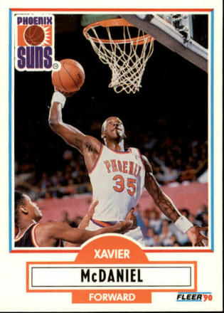 Xavier McDaniel - 1990-91 Fleer Update #U-77 (Suns) Basketball cards value