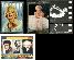 Marilyn Monroe - Lot of (7) diff. vintage cards +(2) card Sealed Promo Pack