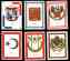 1933 Garbaty State/National Emblems -  Lot of (6) different countries