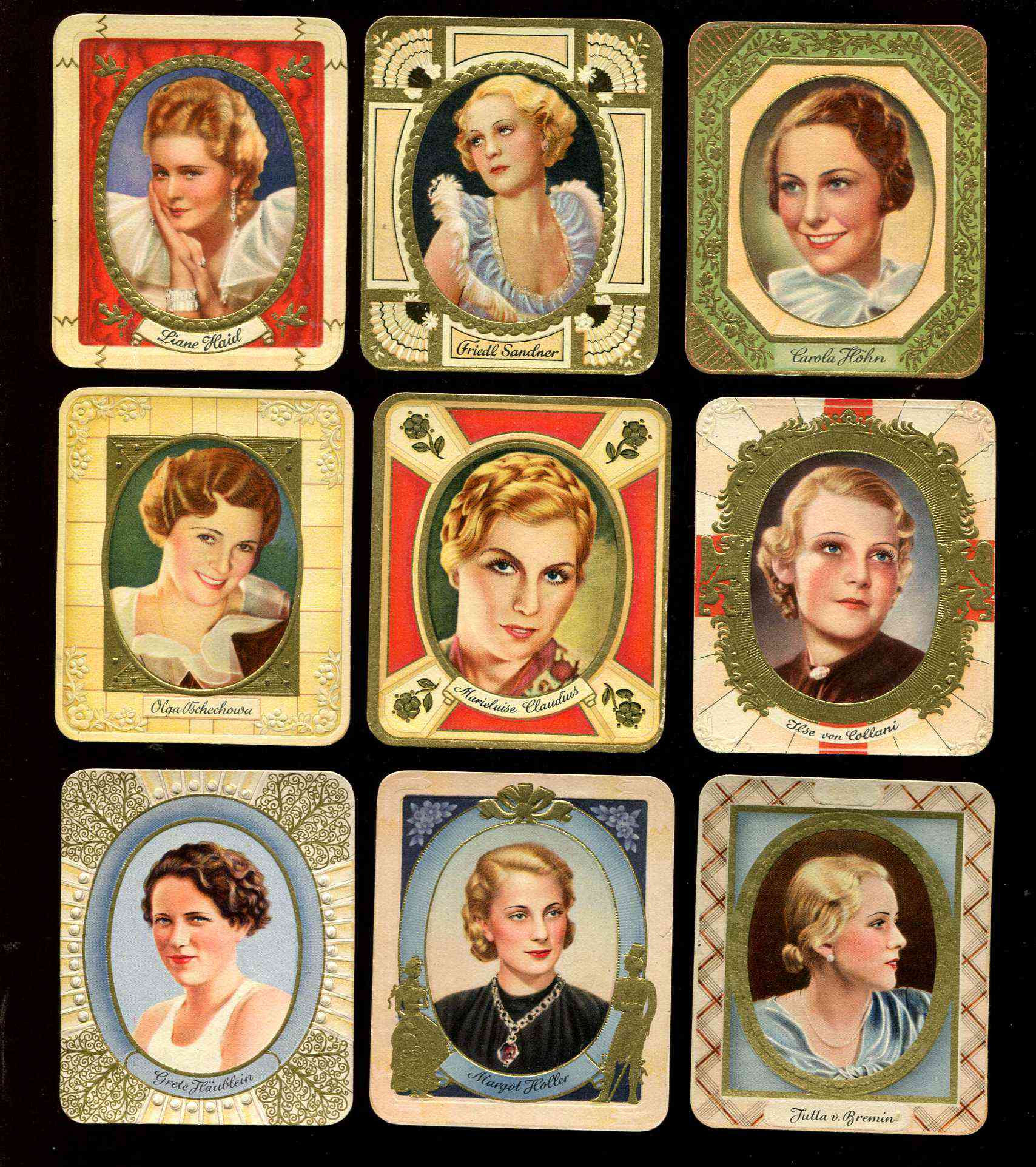 1934 Garbaty Film Stars - Lot [#q] (17) different SERIES 1 Baseball cards value