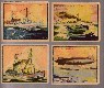 1936 Battleship Gum  - Lot of (10) different
