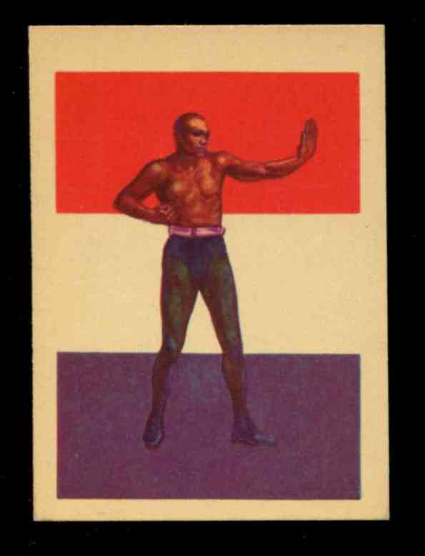 1956 GUM Inc. ADVENTURE #.32 JACK JOHNSON - 'Jabber' [BOXING] N cards value