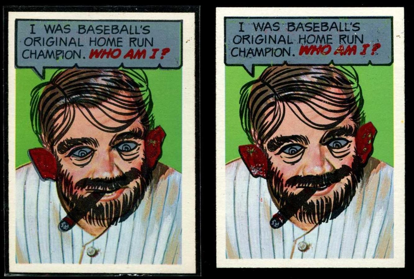 1967 Topps WHO AM I? #12 Babe Ruth (Yankees) Baseball cards value