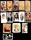  [#a] 1880's-1939 - Lot of (14) different ISSUES of Vintage Actress cards