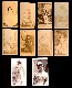  [#b] 1880's-1890's - Lot of (10) different Vintage Actress cards