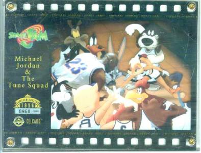 Michael Jordan & The Tune Squad 'Space Jam' Celcard Baseball cards value