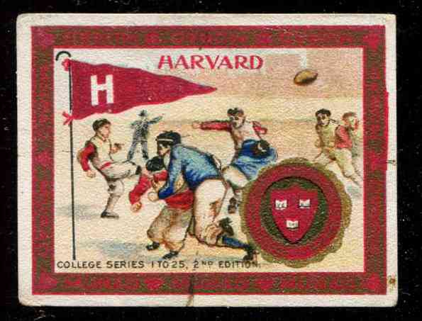 1909-1910 T51 Murad College Series - Harvard (Football/Series 1-25) n cards value