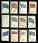 1929 Massary Zigarettenfabrik FLAG cards - AMERICA - Lot (12) different