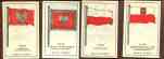 1929 'Wer nennt die Lander' POLEN/POLAND Flag cards - NEAR SET (12/14 cards