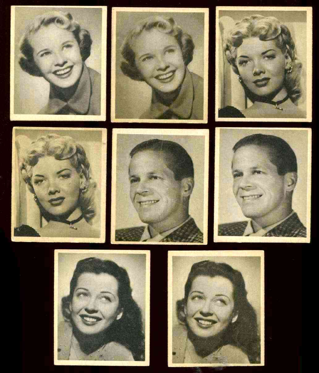 1948 Bowman Movie Stars #22 MONA FREEMAN n cards value