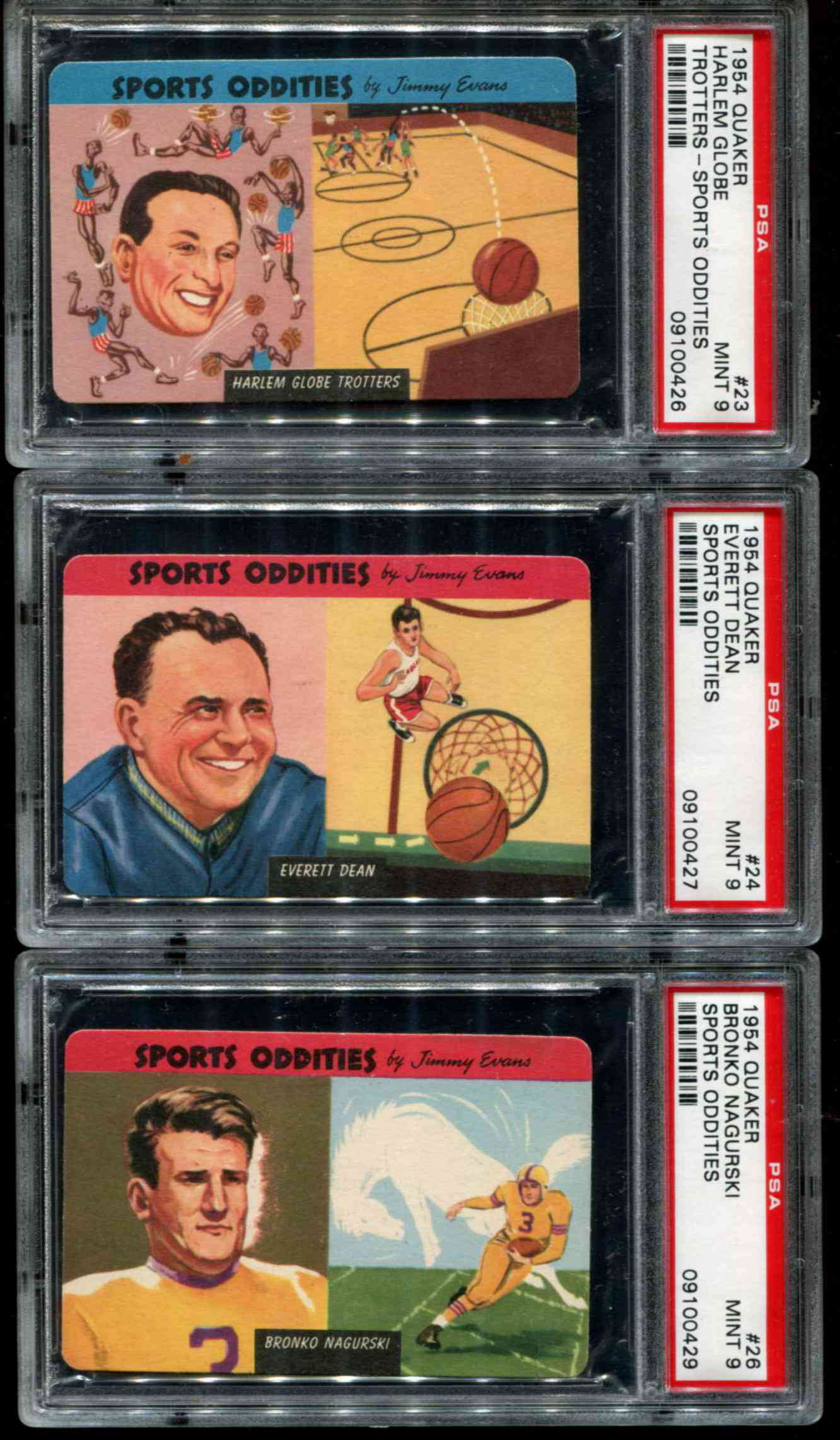1954 Quaker Oats Sports Oddities #24 Everett Dean (Basketball) Baseball cards value