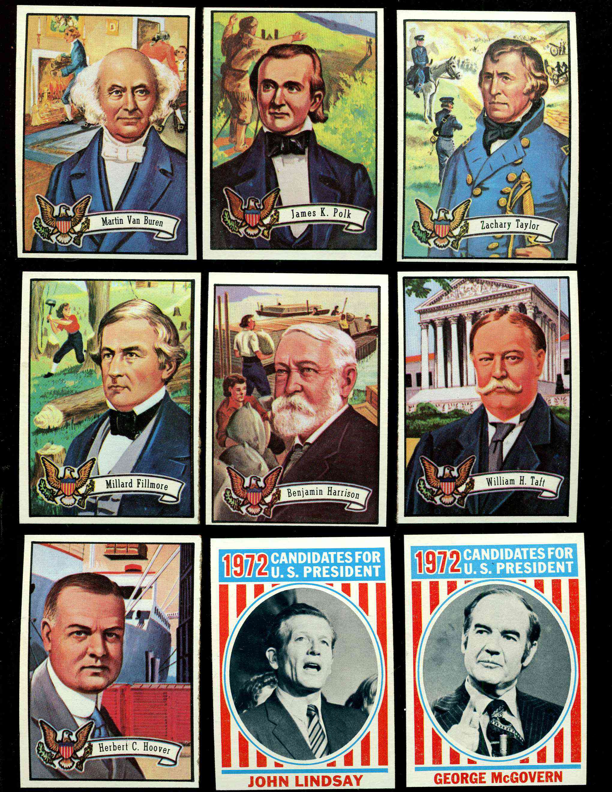 1972 Topps U.S. PRESIDENTS #40 George McGovern n cards value