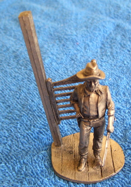  1996 John Wayne Pewter Statue - 3-1/2 inch by Andrease n cards value