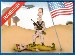 GEORGE BUSH Sr. - 'RAMBUSH' card w/Saddam Hussein
