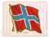 1910's Tobacco Silk Flag (6x4.75 in.) - Norway