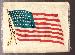 1910's Tobacco Silk Flag (6 x 4.75 in.) - UNITED STATES of AMERICA