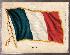1910's Tobacco Silk Flag (6 x 4.75 in.) - FRANCE