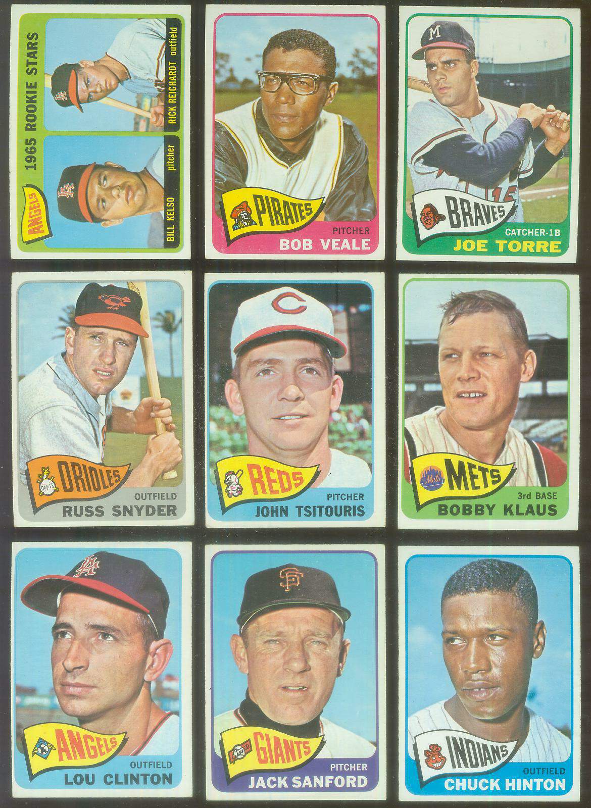 1965 O-Pee-Chee/OPC #194 Rick Reichardt/Bill Kelso ANGELS Rookie Stars Baseball cards value