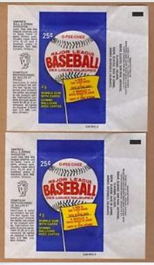  OPC: 1983 OPC/O-Pee-Chee Baseball WRAPPERS - Lot of (50) Baseball cards value