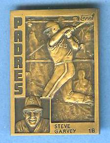 1984 Topps #.5 Steve Garvey - BRONZE GALLERY OF CHAMPIONS Baseball cards value