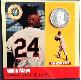 Willie Mays - 1990 500 Home Run Club PURE SILVER Coin/Card