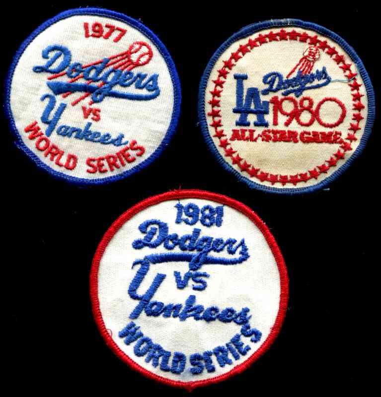 1977 Vintage World Series Jersey Patch (Dodgers vs Yankees)