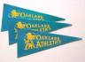  1969 Oakland A's - Mini Pennants - LOT OF (3)