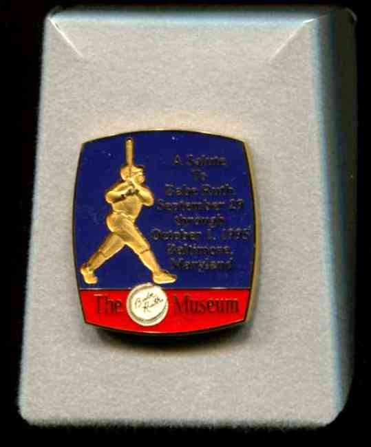 Babe Ruth - 1995 'Salute to Babe Ruth' pin - from Babe Ruth Museum Baseball cards value