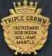 Limited Edition TRIPLE CROWN lapel pin w/MICKEY MANTLE,TED WILLIAMS !!!