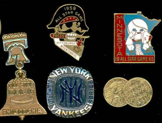  1977 New York YANKEES WORLD SERIES Press Pin [31st] Baseball cards value