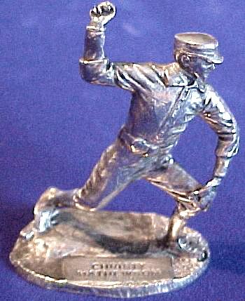  Christy Mathewson - 1979 Signature Pewter Figurine (Giants) Baseball cards value