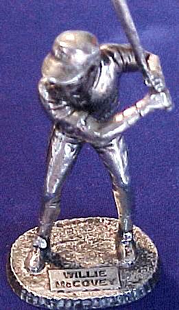  Willie McCovey - 1979 Signature Pewter Figurine (Giants) Baseball cards value