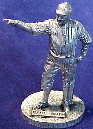 Babe Ruth - 1979 Signature Pewter Figurine (Yankees) Baseball cards value