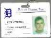 Detroit Tigers - Vintage ID card with chain (2003 approx)