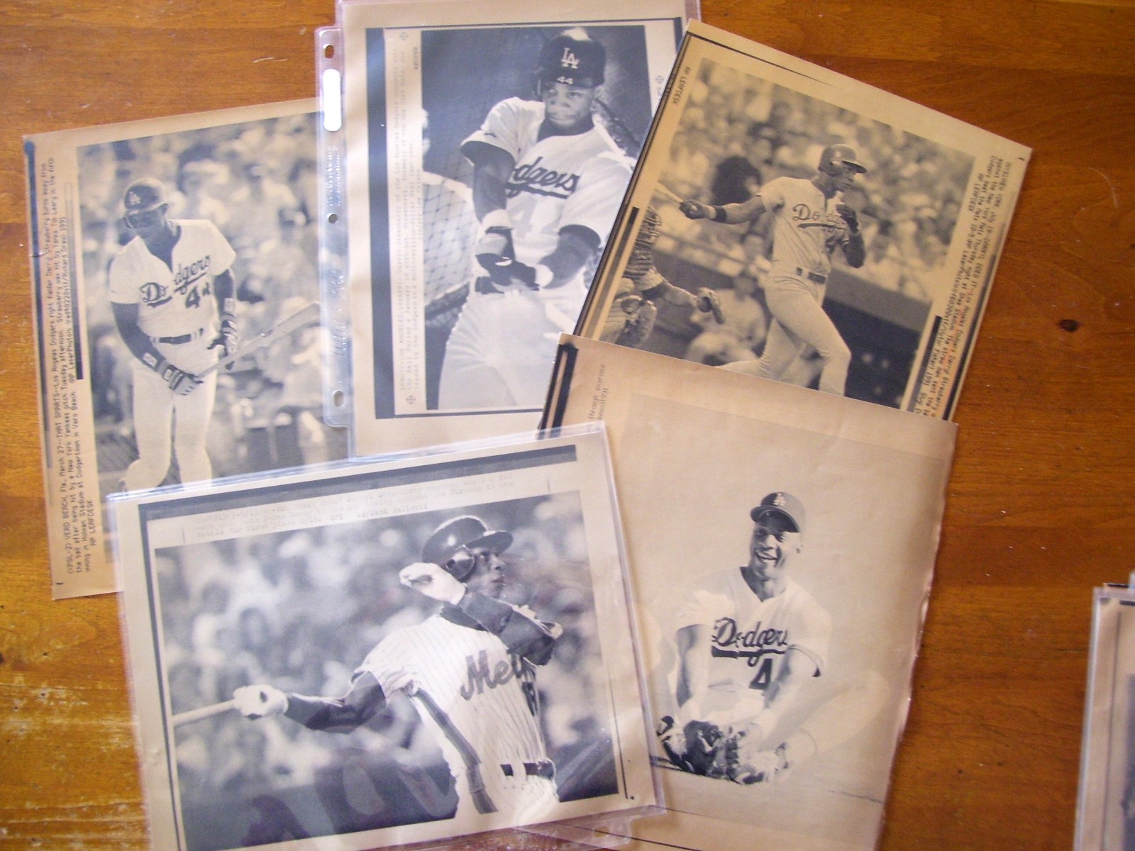WIREPHOTO: Darryl Strawberry - LOT of (5) (1990-1991) Baseball cards value