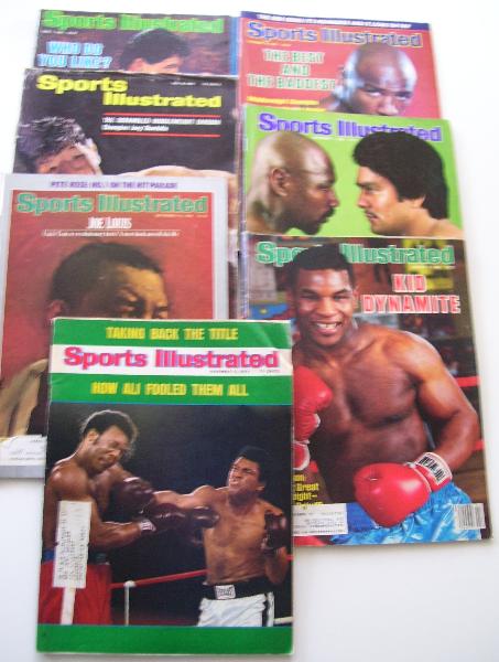Sports Illustrated  - Lot of (7) BOXING issues !!! Baseball cards value